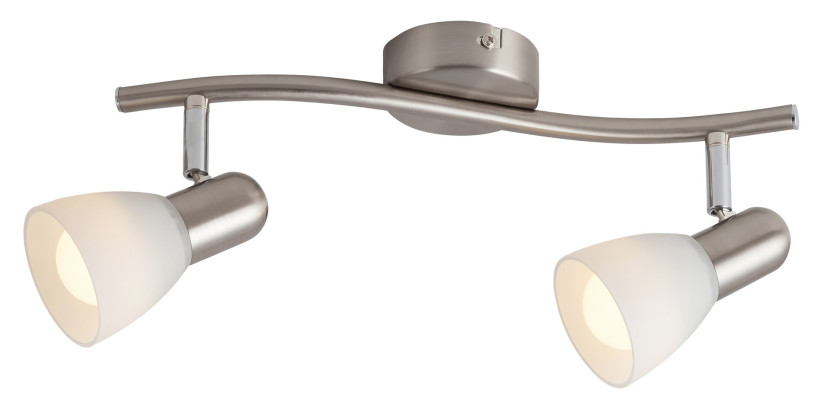 Spot listwa chrom satynowany-biały Soma 2xE14x15W wym:8x35x8cm IP20 Rabalux 908994