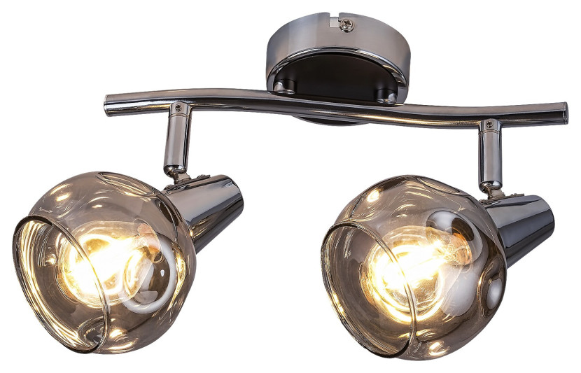 Spot listwa chromowany Tamara 2xE14x12W wym:15x26x15cm IP20 Rabalux 909143