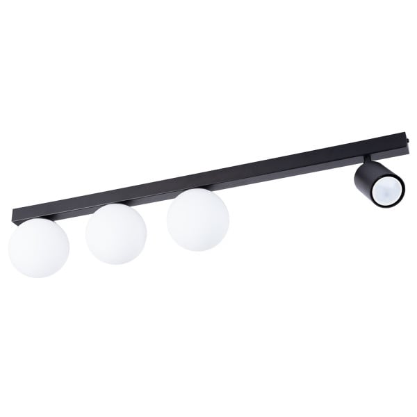 Spot listwa czarno-biały TAVIRA 4xG9x10W wym:18x80x12cm IP20 Sigma Lighting 909243