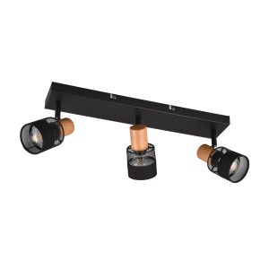 Spot listwa czarno-brązowy Nandini 3xE14x10W wym:17×8,5×58,5cm IP20 Trio 909641 Spot listwa czarno-brązowy Nandini 3xE14x10W wym:17×8,5×58,5cm IP20 Trio 909641