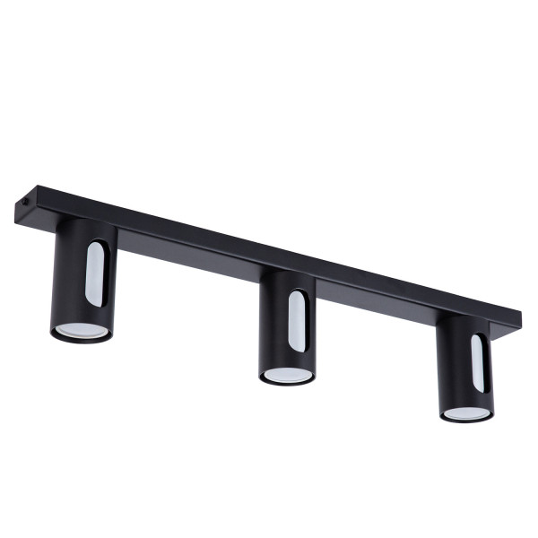 Spot listwa czarno-srebrny FLOW 3xGU10x10W wym:13x60x6cm IP20 Sigma 908720