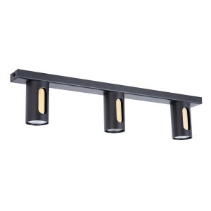 Spot listwa czarno-złoty FLOW 3xGU10x10W wym:13x60x6cm IP20 Sigma Lighting 908794 Spot listwa czarno-złoty FLOW 3xGU10x10W wym:13x60x6cm IP20 Sigma Lighting 908794