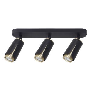 Spot listwa czarno-złoty Flower 3xGU10x8W wym:10×48,3x7cm IP20 Milagro 908871 Spot listwa czarno-złoty Flower 3xGU10x8W wym:10×48,3x7cm IP20 Milagro 908871