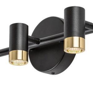Spot listwa czarno-złoty KADIR LED 9W biały neutralny IP20 Rabalux 908668 Spot listwa czarno-złoty KADIR LED 9W biały neutralny IP20 Rabalux 908668