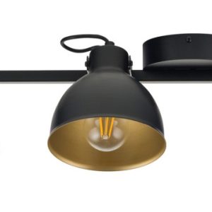 Spot listwa czarno-złoty Mars 3xE27x15W wym:17x54x27cm IP20 Sigma Lighting 908825 Spot listwa czarno-złoty Mars 3xE27x15W wym:17x54x27cm IP20 Sigma Lighting 908825
