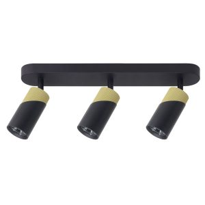 Spot listwa czarno-złoty Neo 3xGU10x8W wym:8,35×47,2×5,5cm IP20 Milagro 909266 Spot listwa czarno-złoty Neo 3xGU10x8W wym:8,35×47,2×5,5cm IP20 Milagro 909266
