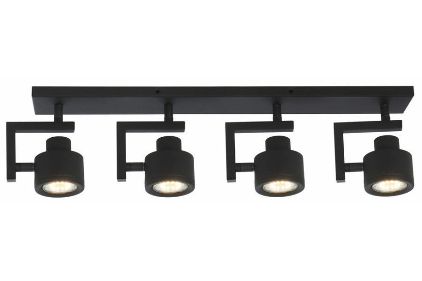 Spot listwa czarny Alenis 2 4xGU10x50W wym:15x57x8cm IP20 Reality 909683