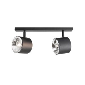 Spot listwa czarny Bot 2xES111x35W wym:10x40x17cm IP20 Aldex 909181 Spot listwa czarny Bot 2xES111x35W wym:10x40x17cm IP20 Aldex 909181