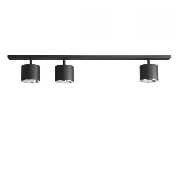 Spot listwa czarny BOT 3xES111x60W wym:15,5x100x11,5cm IP20 Aldex 908706