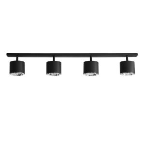 Spot listwa czarny Bot 4xES111x35W wym:15x100x15cm IP20 Aldex 908898