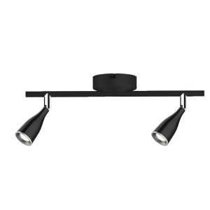 Spot listwa czarny-chromowany LED 9W biały ciepły IP20 V-TAC 904961