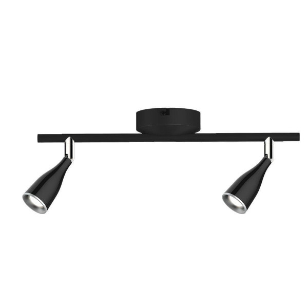 Spot listwa czarny-chromowany LED 9W biały ciepły IP20 V-TAC 904961