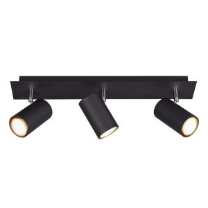 Spot listwa czarny-chromowany MARLEY 3xGU10x35W wym:15x48x9cm IP20 Trio 908860