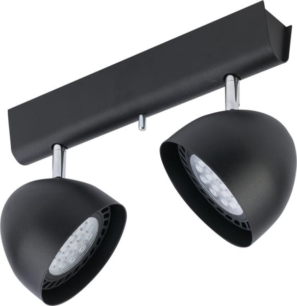 Spot listwa czarny-chromowany VESPA 2xES111x75W IP20 Nowodvorski 909277