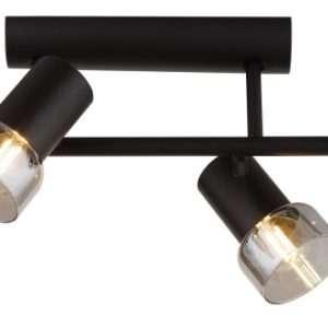 Spot listwa czarny-dymiony HATICE 4xE14x15W wym:20×57,5x8cm IP20 Rabalux 909192