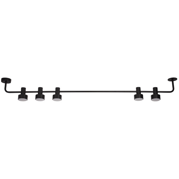 Spot listwa czarny MONA 5xGX53x12W wym:20x159x8cm IP20 Sigma Lighting 908805