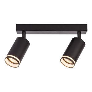 Spot listwa czarny PIPE 2xGU10x10W wym:16,5x26x5,5cm IP20 Milagro 908856 Spot listwa czarny PIPE 2xGU10x10W wym:16,5x26x5,5cm IP20 Milagro 908856
