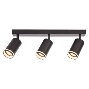 Spot listwa czarny PIPE 3xGU10x10W wym:16,5x39x5,5cm IP20 Milagro 909147 Spot listwa czarny PIPE 3xGU10x10W wym:16,5x39x5,5cm IP20 Milagro 909147
