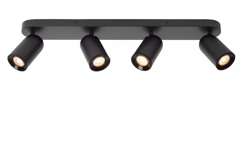 Spot listwa czarny Punch 4xGU10x35W wym:10,5x63x10,5cm IP20 Lucide 909081