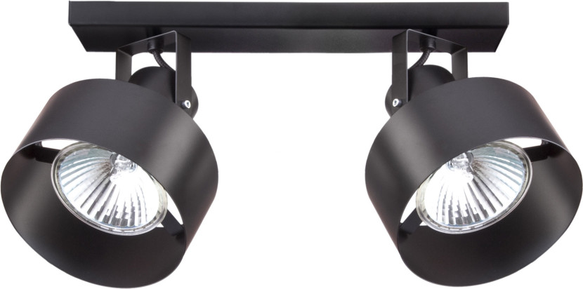 Spot listwa czarny Rif Plus 2xE27x15W wym:21x42x15cm IP20 Sigma Lighting 908957