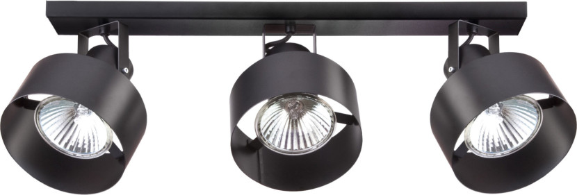 Spot listwa czarny Rif Plus 3xE27x15W wym:23x67x15cm IP20 Sigma Lighting 909631
