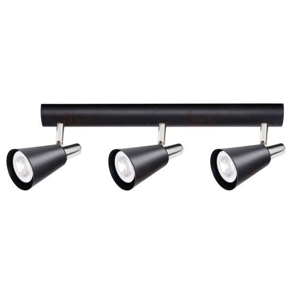 Spot listwa czarny SEMPRA 3xGU10x35W wym:12x42,5x6,5cm IP20 Kanlux 909111