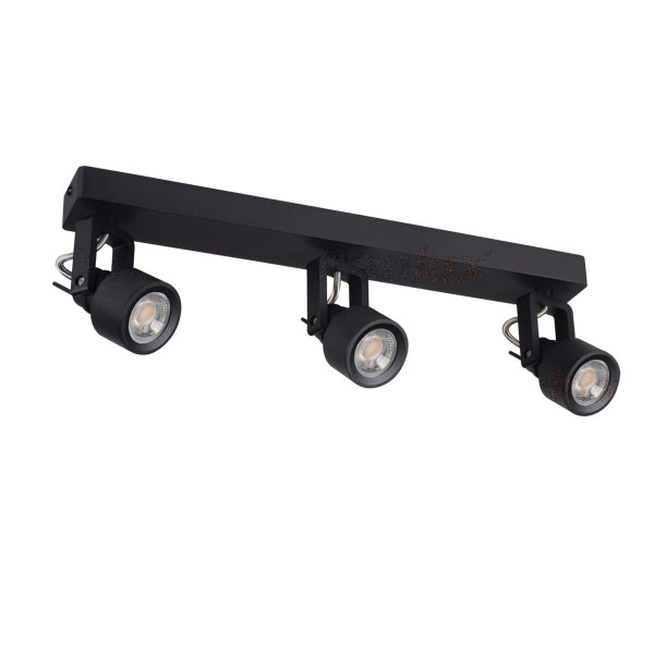 Spot listwa czarny SONDA 3xGU10x10W wym:15x6x45cm IP20 Kanlux 908716