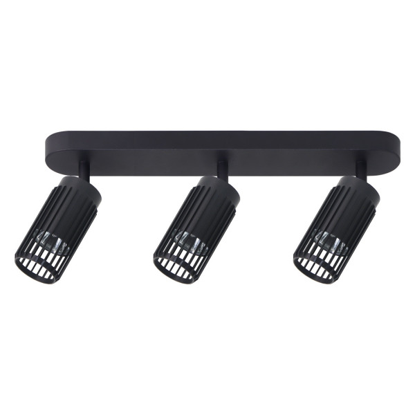 Spot listwa czarny Vertical 3xGU10x8W wym:8,6x48,2x6cm IP20 Milagro 909071