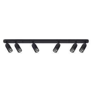 Spot listwa czarny Vertical 6xGU10x8W wym:8,6×119,5x6cm IP20 Milagro 908995