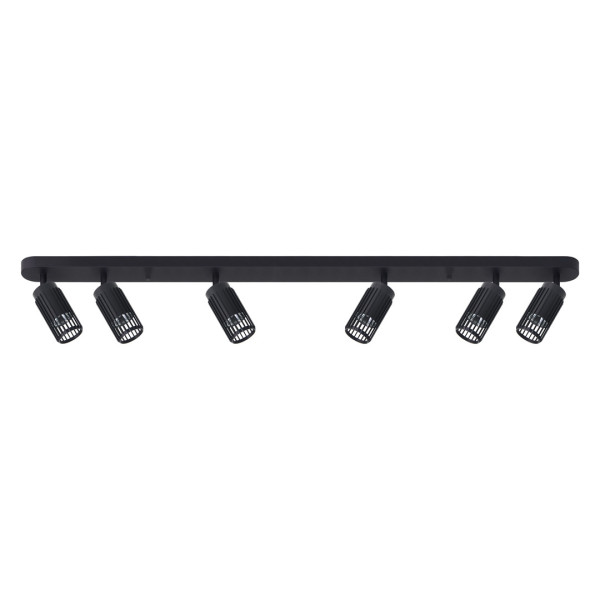 Spot listwa czarny Vertical 6xGU10x8W wym:8,6x119,5x6cm IP20 Milagro 908995