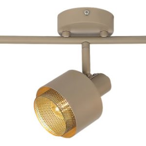 Spot listwa jasny brązowo-złoty Fedora 3xE14x12W IP20 Rabalux 910578