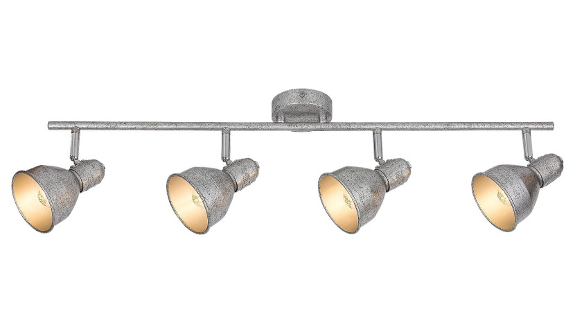 Spot listwa srebrny antyczny Thelma 4xE14x15W wym:17x74x12cm IP20 Rabalux 909200