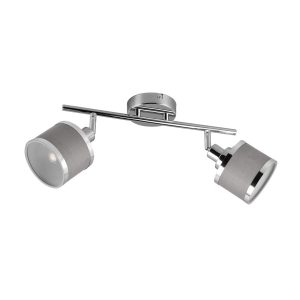Spot listwa srebrny Arosa 2xE14x28W wym:19x10x52,5cm IP20 Trio 909033 Spot listwa srebrny Arosa 2xE14x28W wym:19x10x52,5cm IP20 Trio 909033