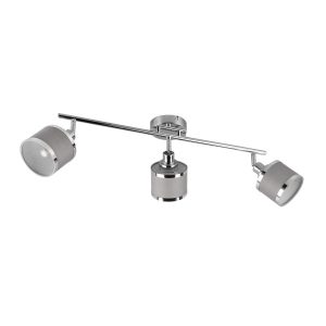 Spot listwa srebrny Arosa 3xE14x28W wym:19x10x80,5cm IP20 Trio 909201 Spot listwa srebrny Arosa 3xE14x28W wym:19x10x80,5cm IP20 Trio 909201