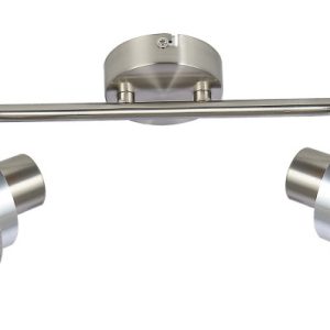 Spot listwa srebrny Basil 2xE14x12W wym:15×8,5×8,5cm IP20 Rabalux 913921 Spot listwa srebrny Basil 2xE14x12W wym:15×8,5×8,5cm IP20 Rabalux 913921
