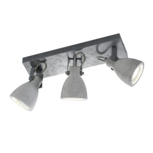Spot listwa szary CONCRETE 3xGU10x42W wym:18x35x10cm IP20 Trio 910583 Spot listwa szary CONCRETE 3xGU10x42W wym:18x35x10cm IP20 Trio 910583