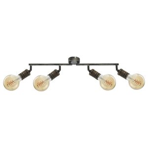 Spot listwa złoto antyczne Fidel 4xE27x40W wym:13x74x13cm IP20 Rabalux 954056 Spot listwa złoto antyczne Fidel 4xE27x40W wym:13x74x13cm IP20 Rabalux 954056