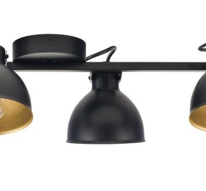 Spot Mars czarno-złoty 5xE27x15W wym:17x96x27cm IP20 Sigma Lighting 1037449 Spot Mars czarno-złoty 5xE27x15W wym:17x96x27cm IP20 Sigma Lighting 1037449
