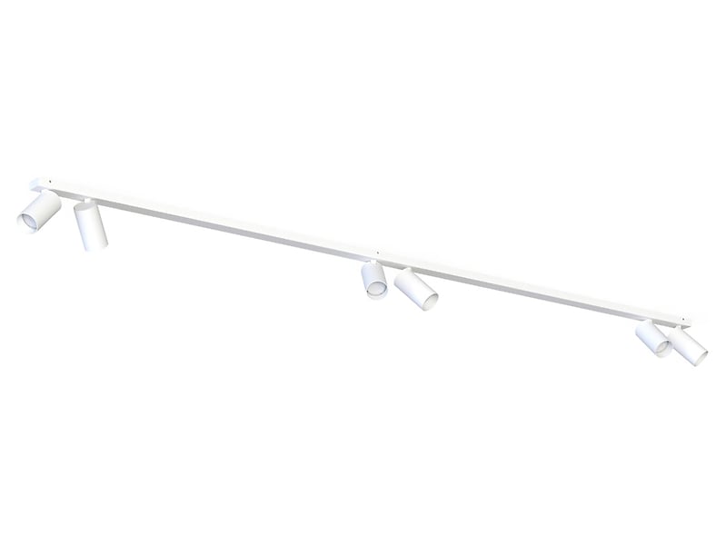Spot Mono 6-punktowy stalowy biały 44152