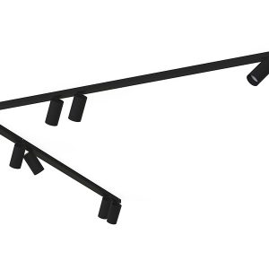Spot Mono 8-punktowy stalowy czarny 44090