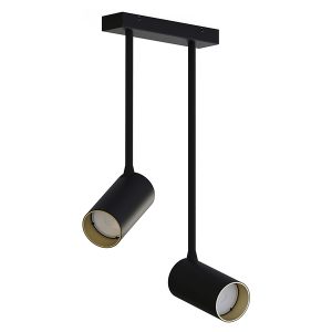 Spot Mono Long 2-punktowy stalowy czarny 44042