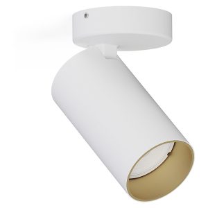 Spot Mono stalowy biało-złoty 44131