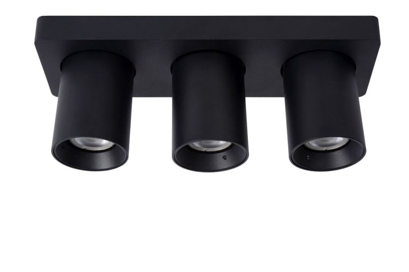 Spot NIGIEL czarny 3xGU10x5W wym:12x30x10cm IP20 Lucide 1039011