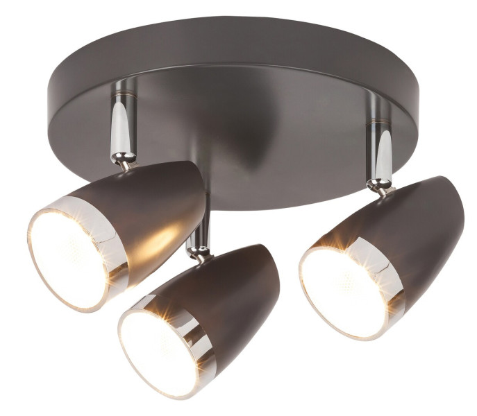 Spot okrągły antracyt Karen LED 12W biały ciepły IP20 Rabalux 909170