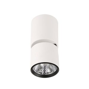 Spot okrągły biało-czarny BONIVA LED 5W biały ciepły IP20 Italux 915278