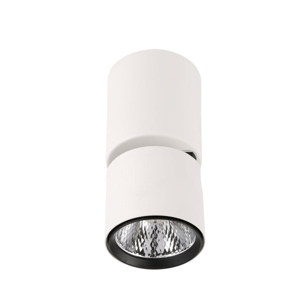 Spot okrągły biało-czarny BONIVA LED 5W biały ciepły IP20 Italux 915278