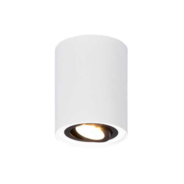 Spot okrągły biało-czarny COOKIE 1xGU10x35W wym:12,5x9,6x9,6cm IP20 Trio 913909