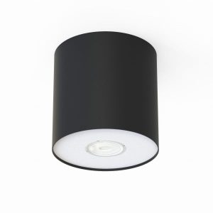 Spot okrągły biało-czarny POINT 1xGU10x35W IP20 Nowodvorski 917283