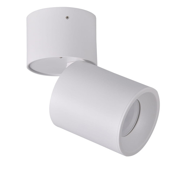 Spot okrągły biały ASTRA 1xGU10x10W wym:16,5x8,2x8,2cm IP20 Polux 909016