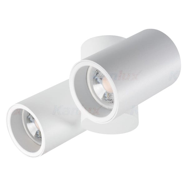 Spot okrągły biały BLURRO 2xGU10x10W wym:11,5x17,5x11,5cm IP20 Kanlux 908993